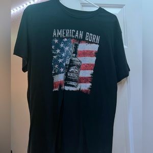 Rock&Roll Denim American Born Whiskey Bottle Tee